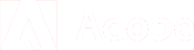 adobe logo klein weiß B2B Webmarketing